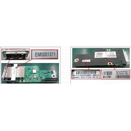 HPE 10Gigabit Ethernet Card for Server - 10GBase-X - SFP+ - Plug-in Card