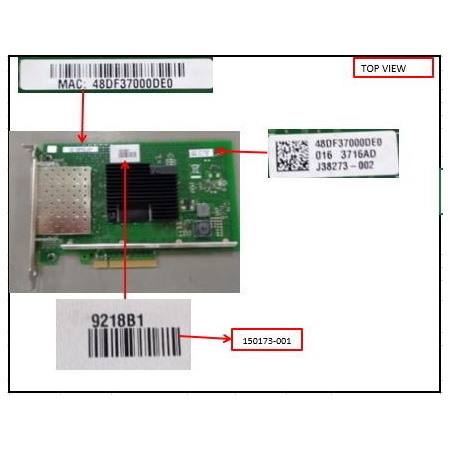 HPE 10Gigabit Ethernet Card - 10GBase-X - SFP+