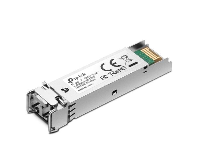 TP-Link SM311LM SFP Module Multi-Mode Mini Gbic, Ieee 802.3Z, LC-Type, 850NM, 0.55KM Multi-Mode