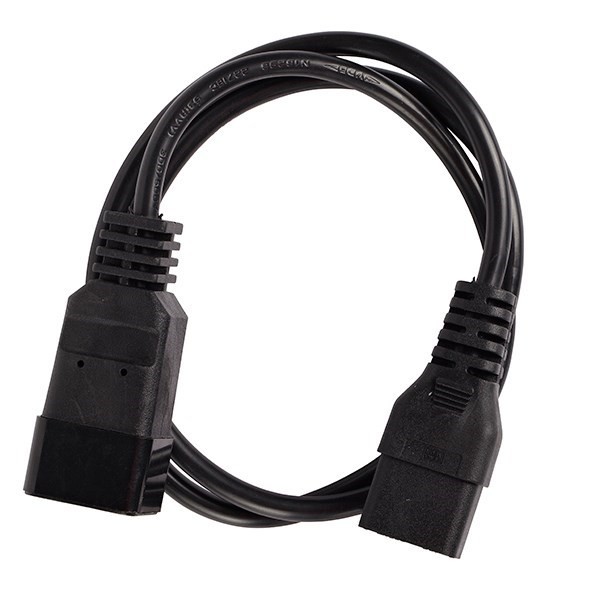 4Cabling Iec C19 To C20 Power Cable 15A Black 2M