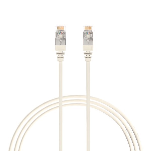 4Cabling 3M Cat6a RJ45 S/FTP Thin LSZH 30 Awg Network Cable | White