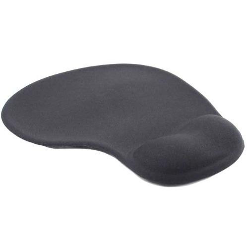 Brateck Mouse Pad With Gel Wrist Rest Black