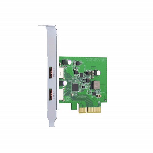 Qnap Dual-Port Usb 3.2 Type-A Gen 2 Expansion Card, For QTS 4.3.6 And Above