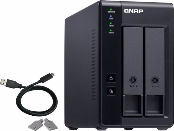 Qnap 2-Bay Das Expansion Unit (No Disk), Sata Usb-C(1), TWR, 2YR WTY