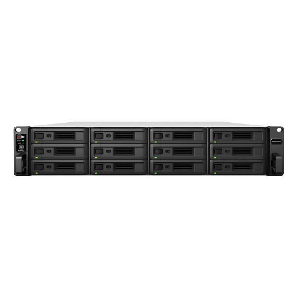 Synology RS3621RPxs, 12 Bay Nas (No Disk), Xeon D-1531, 8GB, GbE(4),USB(2),RPS,2U,3YR