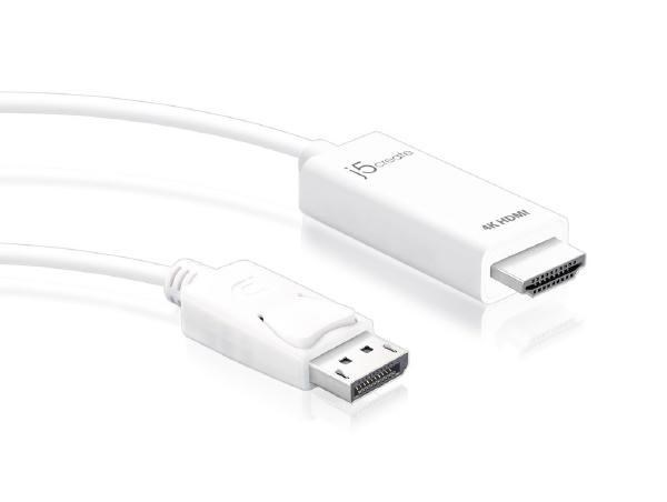 J5create JDC158 4K DisplayPort (DP) To Hdmi 1.8M Cable