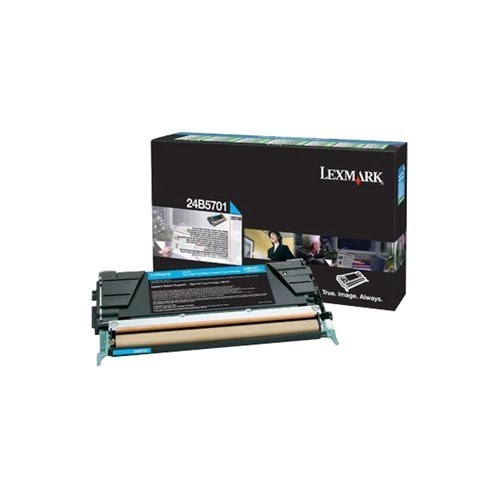 Lexmark Original High Yield Laser Toner Cartridge - Return Program - Cyan - 1 Pack