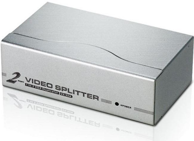 Aten 2 Port Video Splitter 250Mhz 1920x1440@60Hz Upto 65M