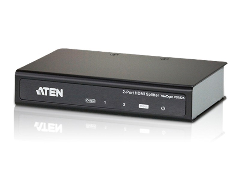 Aten VanCryst 2 Port Hdmi Video Splitter - 4KX2K (Ultra HD), 1080P Or 15M Max
