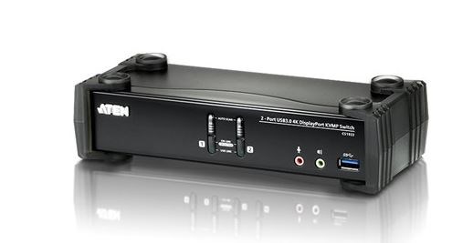 Aten 2 Port Usb 3.0 4K DisplayPort KVMP Switch. Support 4096 X 2160 @ 60Hz