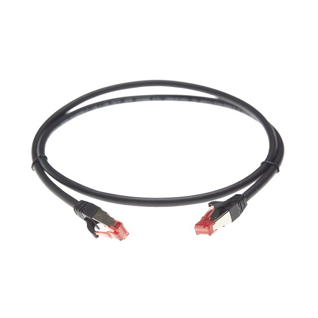 4Cabling 50M Cat 6A S/FTP LSZH Ethernet Network Cable. Black