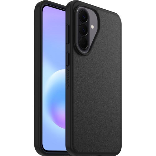 OtterBox React Samsung Galaxy A57 5G (6.7') Case Black- (77-000446),Antimicrobial,DROP+ Military Standard,Raised Edges, 7 Years Warranty
