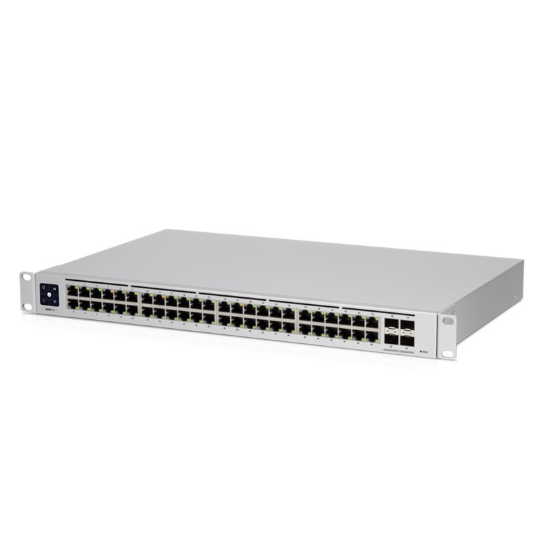 Ubiquiti UniFi 48-Port Managed Gigabit Layer2 & Layer3 Switch - 48X Gigabit Ethernet Ports, 4X SFP+ Ports - Touch Display - Gen2,