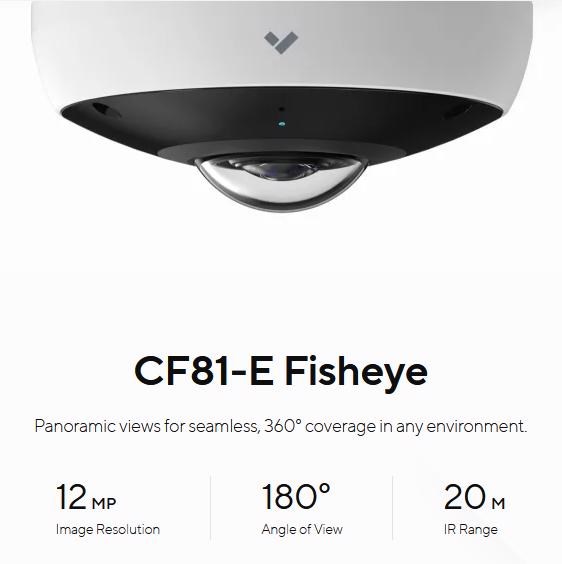 CF81-E Outdoor Fisheye Camera, 30 Days