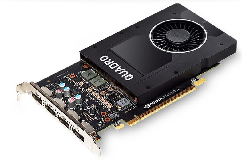 Oem Quadro PCIe P2000 5GB DDR5 4X DP 1.4 Cuda 1024