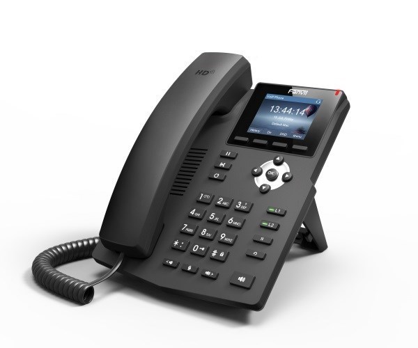 Fanvil X3SP Enterprise Ip Phone - 2.4' Colour Screen, 2 Lines, No DSS Buttons, Dual 10/100 Nic