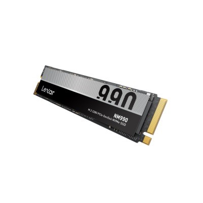 Lexar 4TB NM990 M.2 2280 PCIe Gen 5X4 NVMe SSD Up To 14500MB/s Read, 11000MB/s Write, Five-Year Limited Warranty