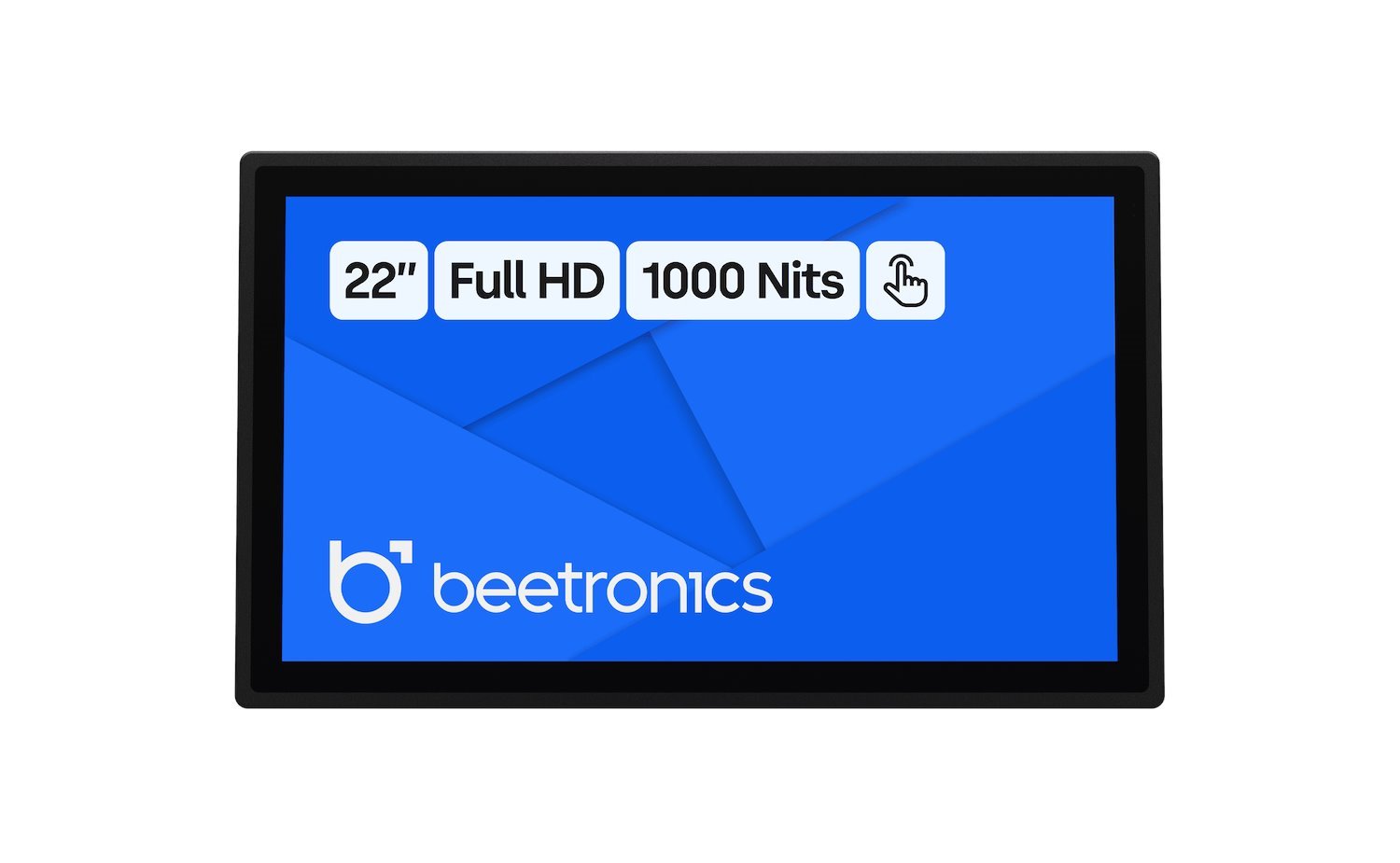 22 Tums Touchskärm, Metall (Hög Ljusstyrka)