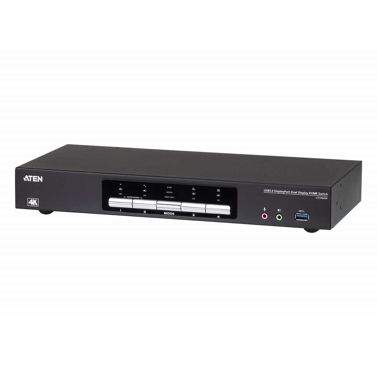 Aten (Cs1944dp-At-U) 4-Port Usb 3.0 4K DisplayPort Dual Display KVMP™ Switch