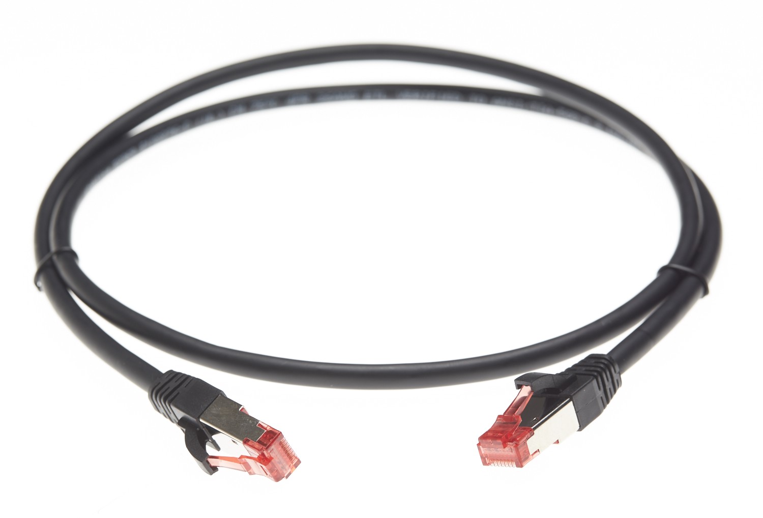4Cabling 5M Cat 6A S/FTP LSZH Ethernet Network Cable. Black