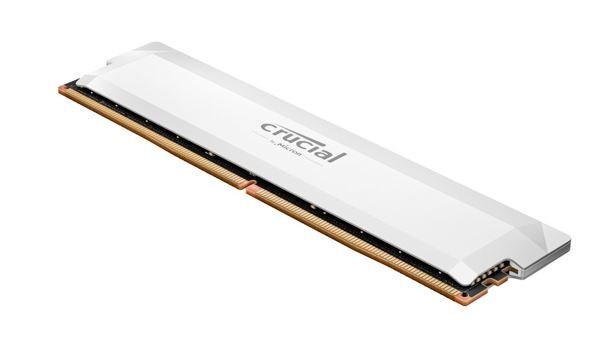 Crucial Pro 16GB (1x16GB) DDR5 Udimm 6400MHz CL38 White Heat Spreader Support Intel XMP Amd Ryzen For Desktop PC Gaming Memory