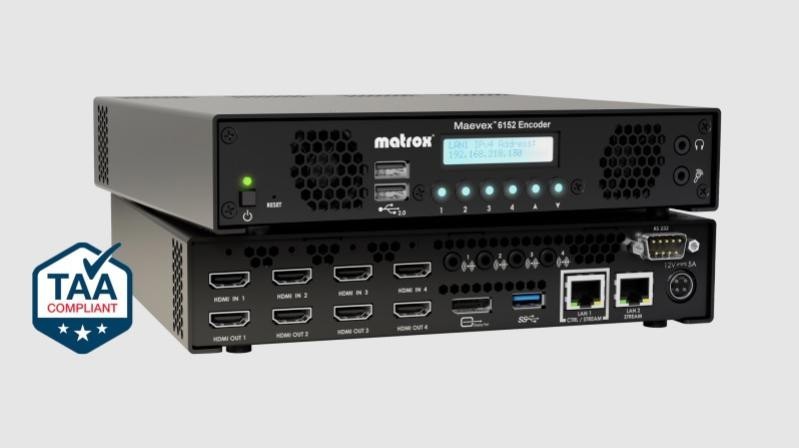 Matrox Maevex E6152-42 Quad 4K Encoder