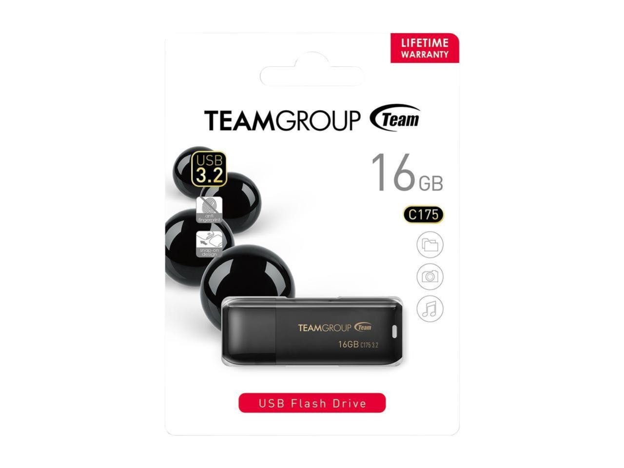 Team Group C175 16GB Usb 3.2 G1 Flash Drive