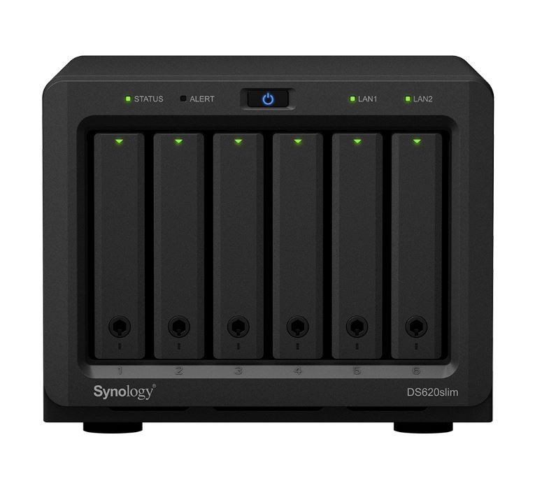 Synology 6-Bay Nas (No Disk) Celeron 2-Core, 2GB, GbE(2), Usb, TWR, 3YR WTY