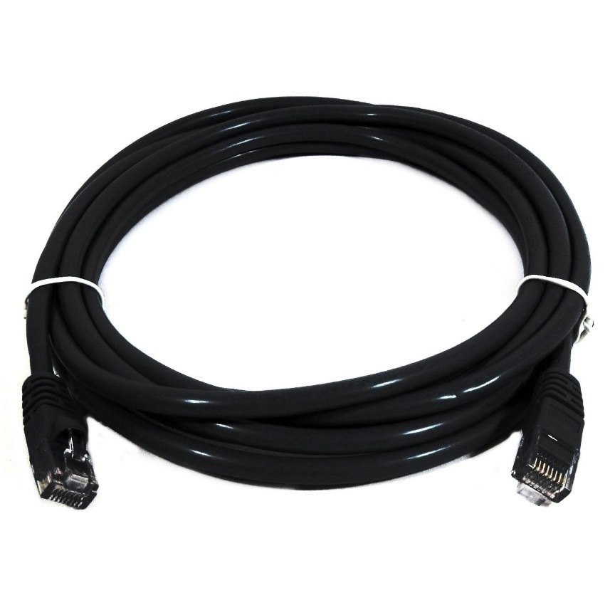 8Ware Cat6a Cable 5M - Black Color RJ45 Ethernet Network Lan Utp Patch Cord Snagless