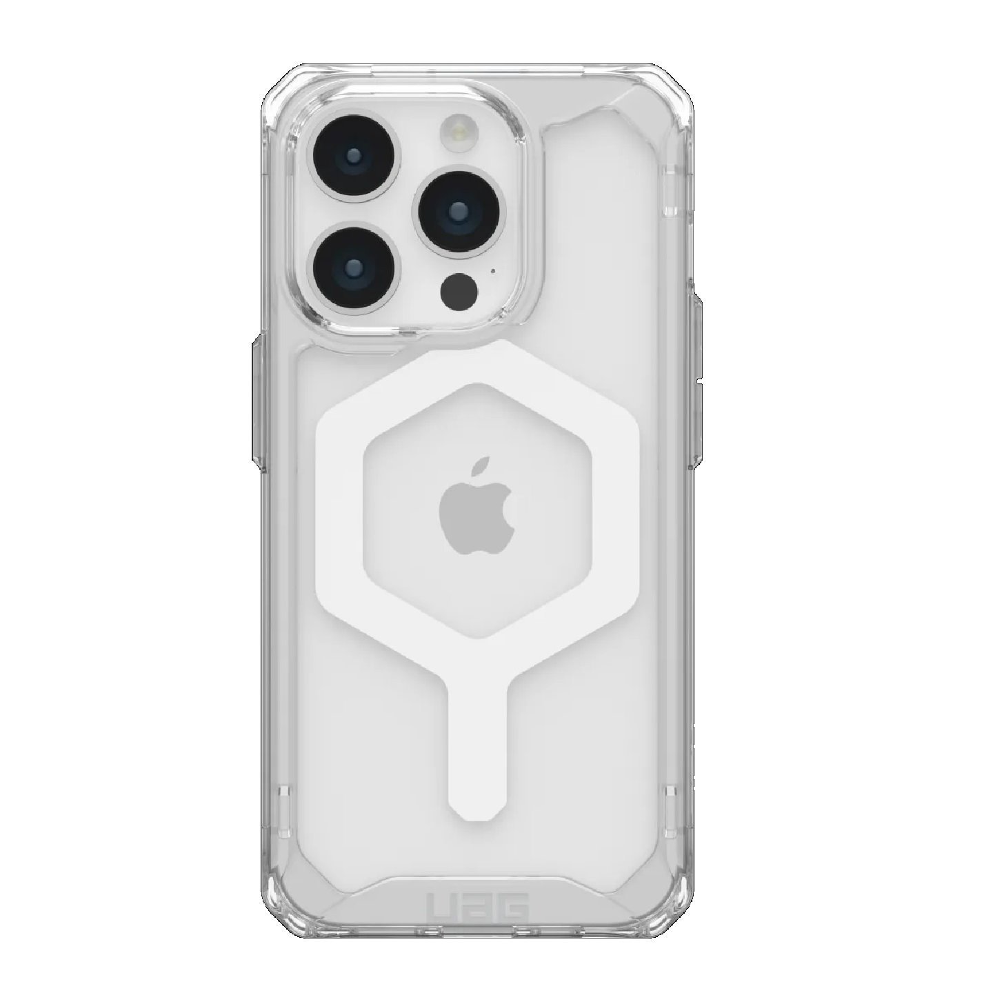Uag Plyo MagSafe Apple iPhone 15 Pro (6.1') Rugged Case - Ice/White (114286114341), 16FT. Drop Protection (4.8M), 10 Years Warranty