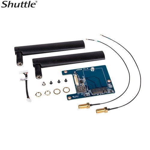 Shuttle M.2 Adapter, Antennas And Cables For M.2 Lte Modules For Ds20u Series, Dh32u Series, DH470, DL20N Series, DH610, DH670, DH610S, XH510G2