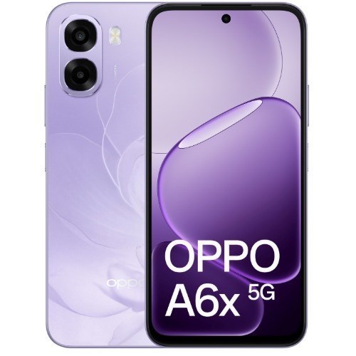 Oppo A6x 5G 128GB - Violet Purple (Cph2783au Violet Purple)*AU Stock*, 6.75', HD+, 120Hz, 4GB/128GB, 50MP/5MP, Dual Sim, 6100mAh, 2 Years Warranty