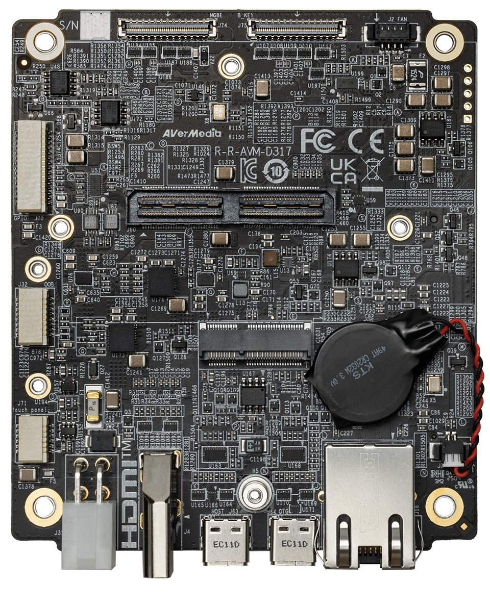 AVerMedia D317 Carrier Board For Nvidia Jetson Agx Orin & Agx Orin Industrial