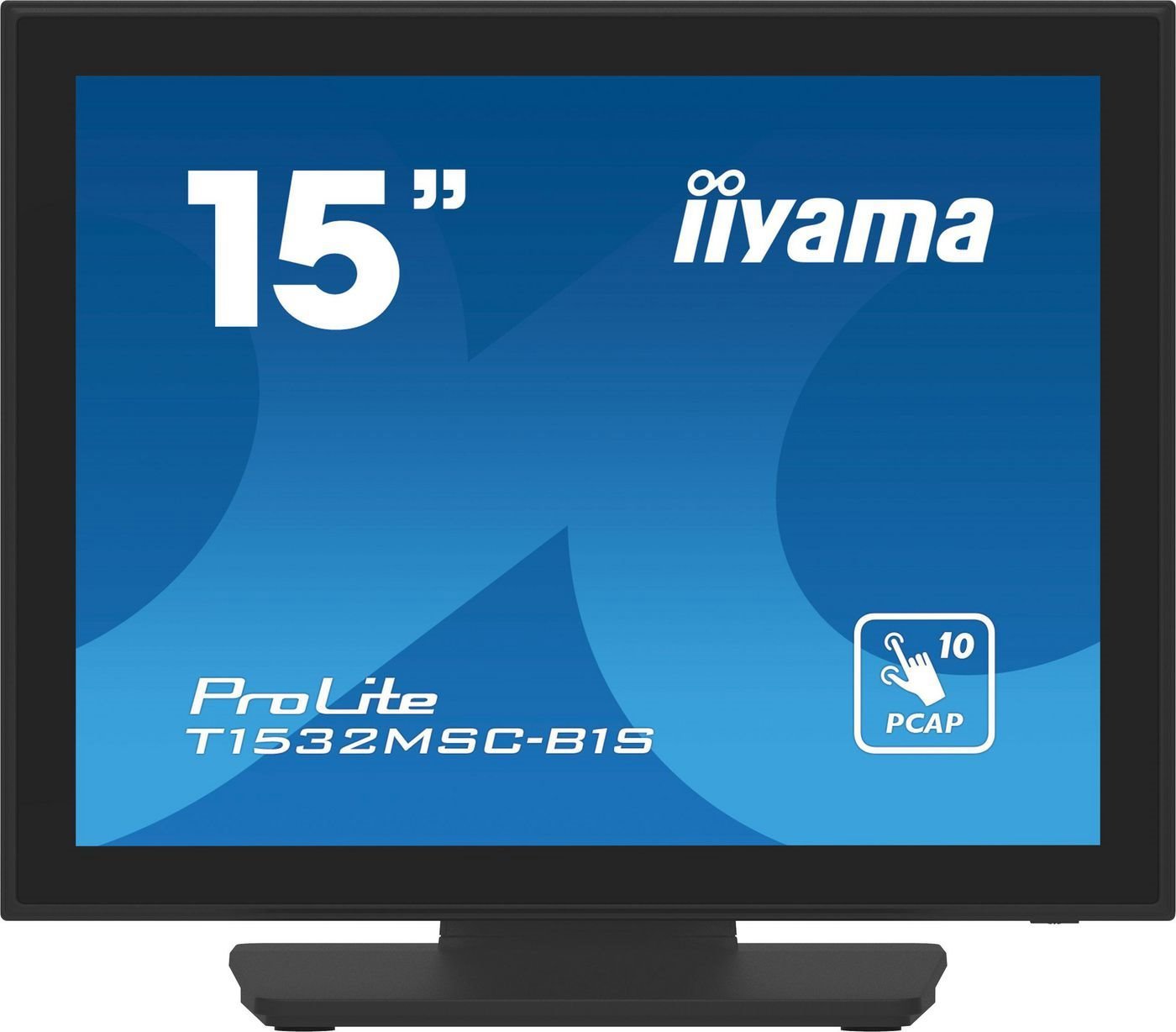 Iiyama 15" Pcap Bezel Free Front