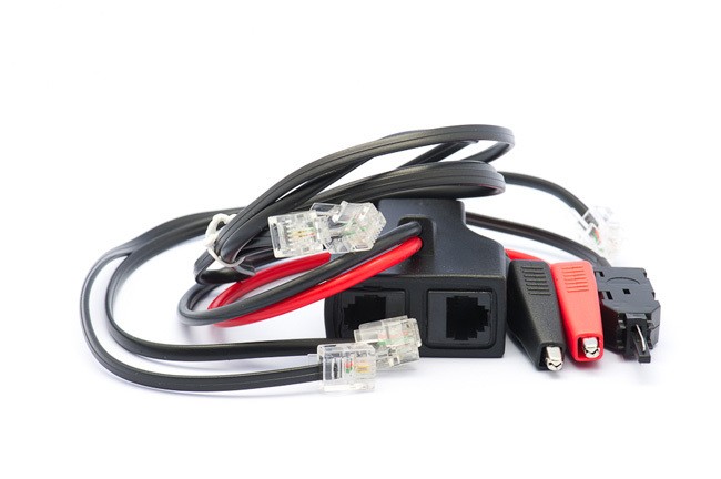 4Cabling Premium RJ12 To Aligator/Buttinski/IDC Test Lead Set