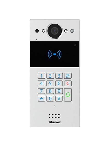 Akuvox R20K Silver Palm-Size 2-Wire Door Station