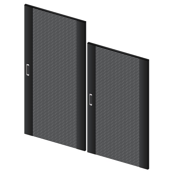 Serveredge 37Ru 600MM Wide Perforated Front Door