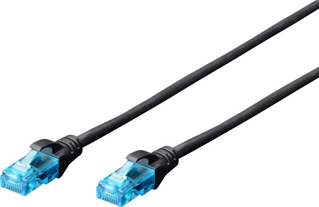 Digitus Utp CAT5e Patch Lead - 3M Black