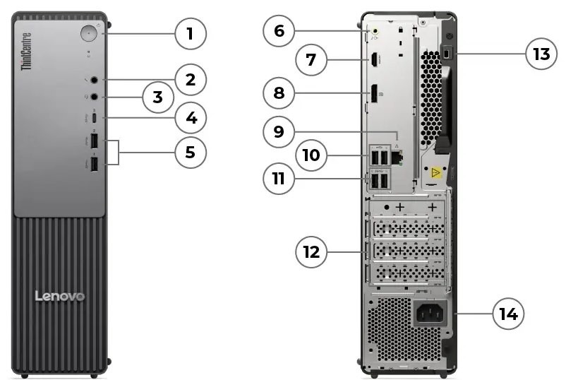 ThinkCentre Neo 55s Gen 6 (AMD) Small Form Factor