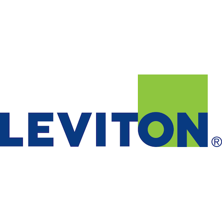 Leviton | 1Ru 24-Port Modular Angled Panel With Management Bar | Black