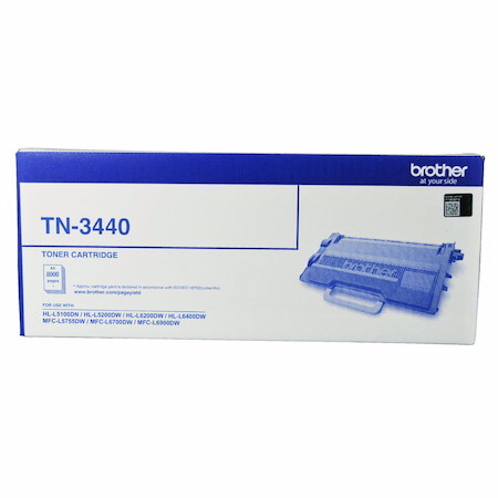 Brother TN-3440 BLK Toner Hyield 8K HL-L5100DN/L5200DW/L62/6400DW MFC-L5755DW/L6700DW/L6900DW