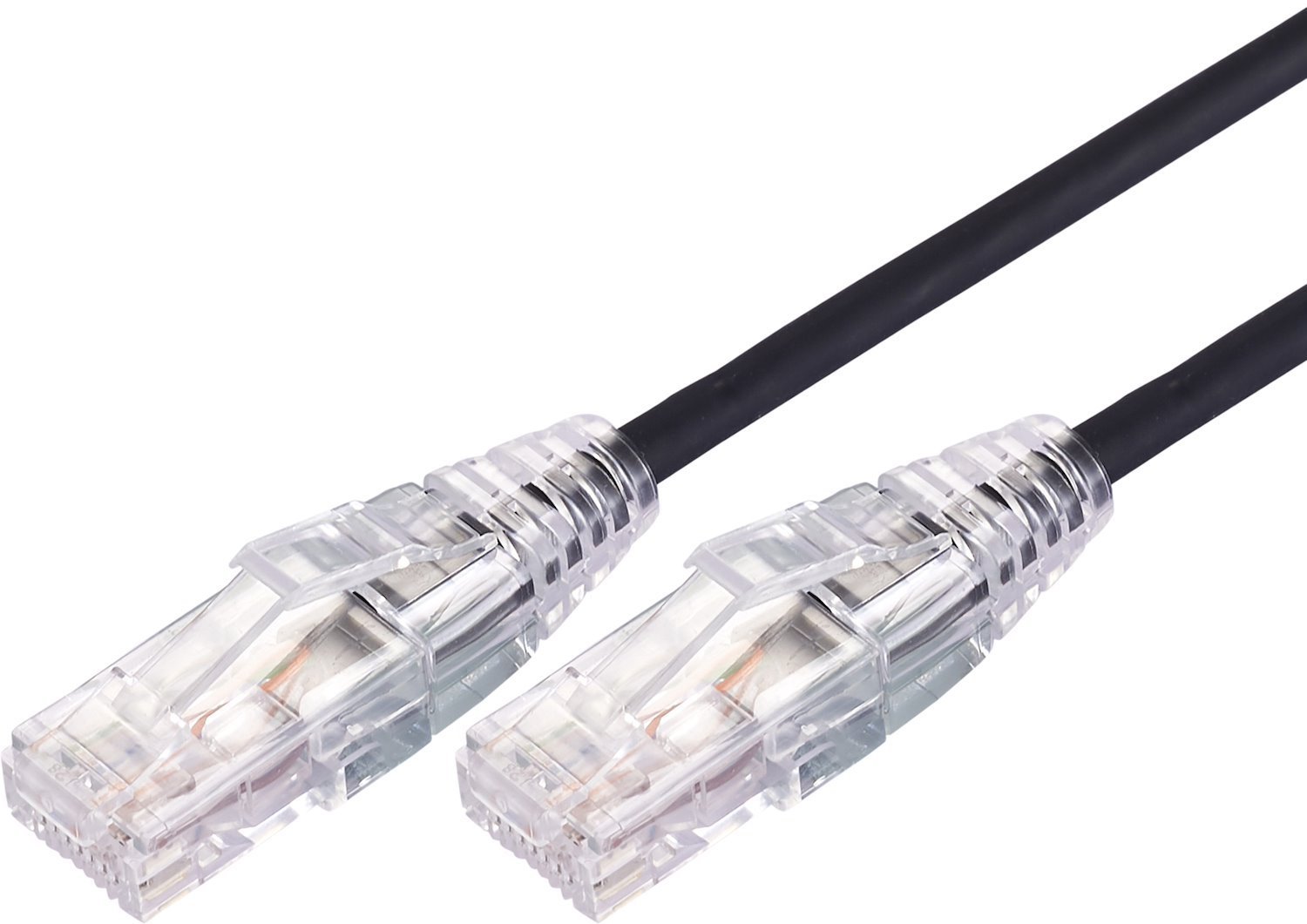 Comsol 2M RJ45 Cat 6A Ultra Thin Patch Cable - Black