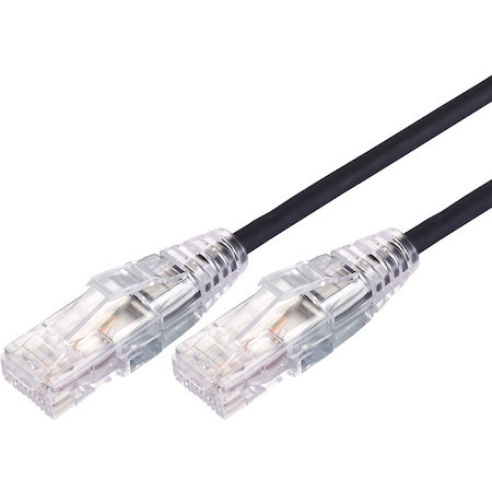 Comsol 3M RJ45 Cat 6A Ultra Thin Patch Cable - Black