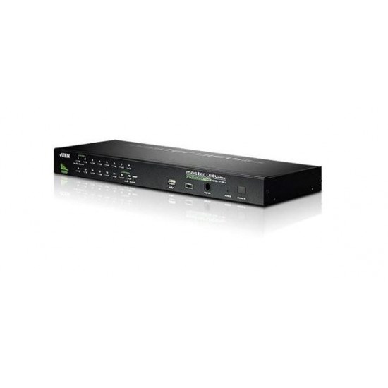 Aten 16-Port Ps/2-Usb Vga KVM Switch With Daisy-Chain Port And Usb Peripheral Support - [ Old Sku: Cs-1716A ]