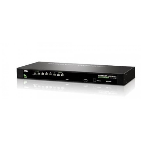 Aten 8 Port PS/2 Usb Vga KVMP Switch. Rack Mountable. Support Video DynaSync, Mouse Emulation, Keyboard Emulation - [ Old Sku: CS-1308 ]