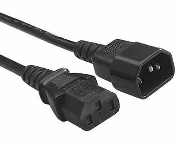 CyberPower 10Amp C13 to C14 Extension Power Cord - 2m Black