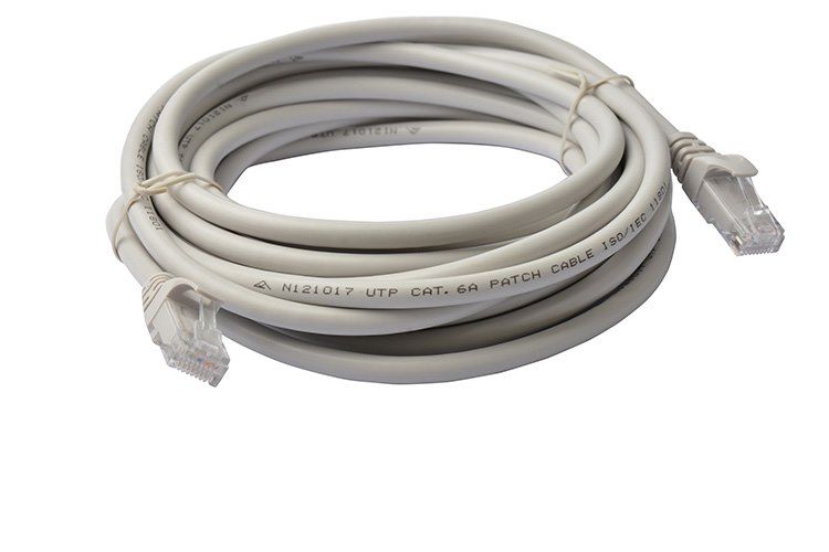 8Ware Cat 6A Utp Ethernet Cable, Snagless  - 5M Grey