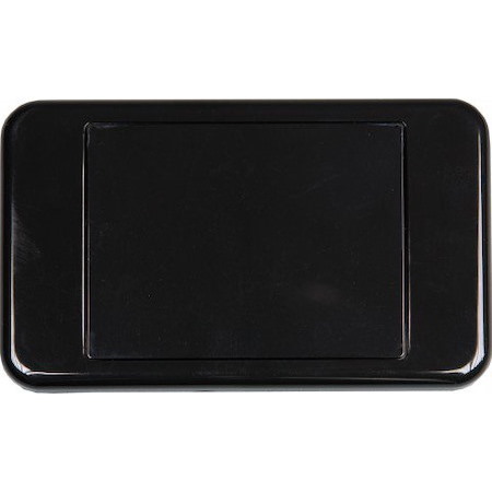 Digitek Blank Australian Style Wall Plate Black