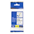 Brother Tzefx251 | 24MM Black On White Flexible Tze Tape