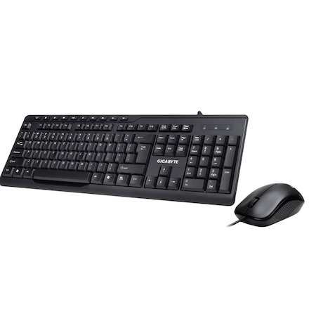Gigabyte KM6300 Usb Wireless Keyboard & Mouse Combo Multimedia Controls 1000Dpi Adjustable Portable Slim Receiver Stylish Design Comfort ~GK-KM3100